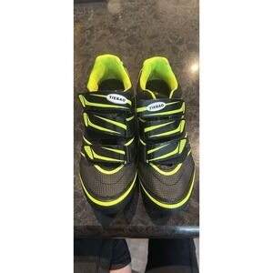 Tiebao Cycling Shoes Size 41 Yellow and Black‎ with Cleats